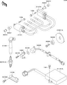 ZX1100 Система зажигания