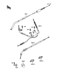 ZN1300 Тросы управления