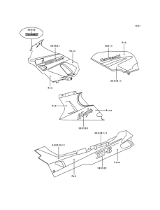 ZX600 Наклейка
