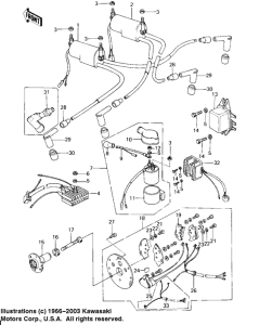KZ650 Ignition / regulator / rectifier