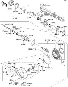 VN1500 Drive shaft / final gear(1 / 2)