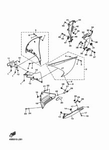 YZF-R1 カウリング 2