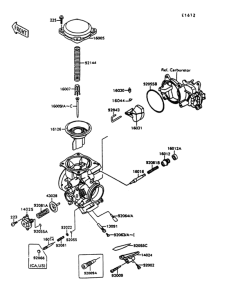 VN1500 Carburetor parts(1 / 2)