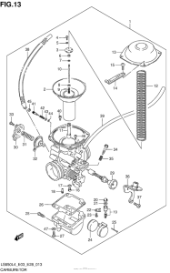 LS650 Carburetor (Ls650L4 E33)