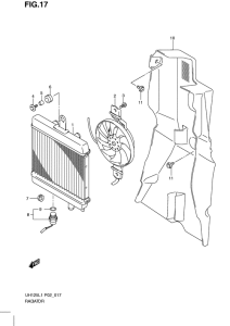 UH125 Радиатор