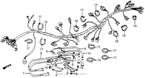 VF750C Wire harness + ignition coil