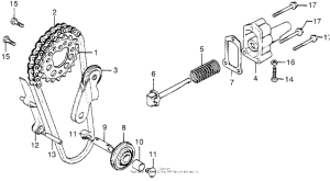 CB750 Cam chain + tensioner