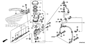 CB1000R Front brake master cylinder (1)