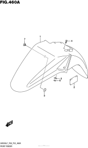 GW250 Front Fender (Gw250L7 P28)