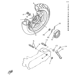 CW50RS Переднее колесо