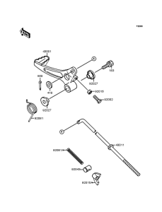 KX60 Педаль тормоза