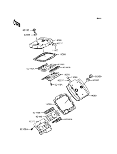 VN800 Крышка головки цилиндров