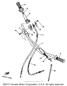 YZ125B Handlebar-cable