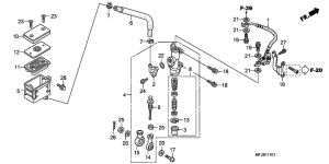  Задний тормозной цилиндр