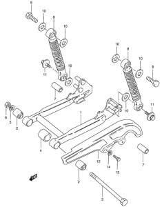 JR50 Маятник задний