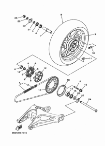 MTM850 Переднее колесо