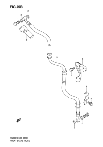 AN400 Передние тормозные трубки