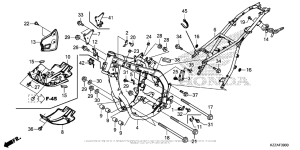 CRF250L (ABS) Рама