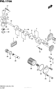 RMX450 Масляный насос