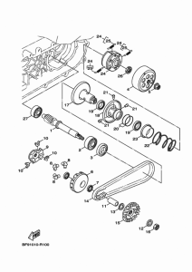 XC125SR クラツチ
