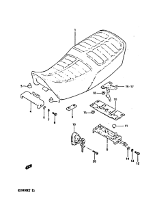 GSX400 Пружина