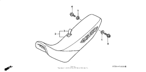 XR250R Сиденье