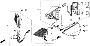 CH150D Ch150d turn signal