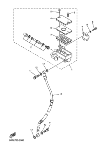 XVS250 フロントマスタシリンダ