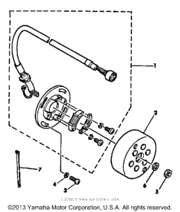 YZ250U Генератор