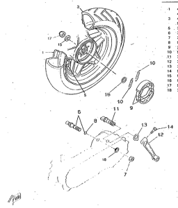 CW50RSP Переднее колесо