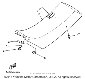 BW200N Сиденье