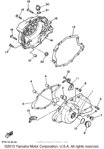 TW200G Боковые крышки