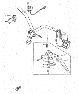 CW50RS Handle switch. lever