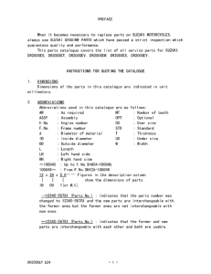 DR200 Catalog preface