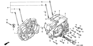TL125 Картер двигателя