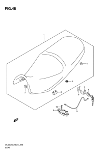 DL650 (ABS) Пружина