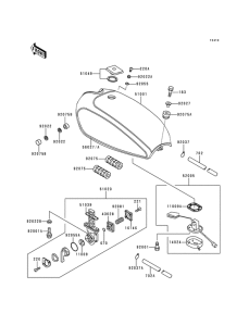 KZ1000 Tank fuel