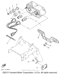 FZR1000DC Фонарь