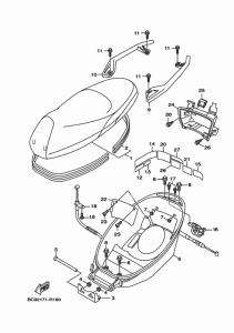 YW125 Сиденье