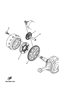 YP400 YP400V Стартер
