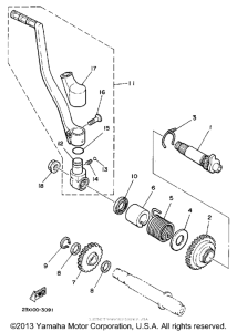 WR500ZE Стартер