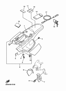 PW50 Боковые обтекатели