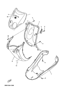 YN50 Ветровое стекло