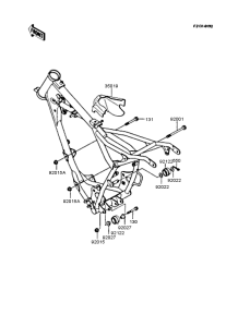 KX60 Рама ,крепежные детали