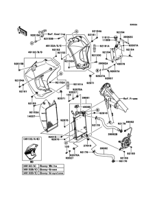 KL650 Радиатор