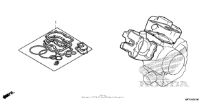 VT1300CT Комплекты прокладок
