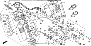 XR250R Задние амортизаторы