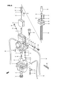 RM80 Carburetor assy