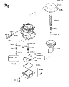 ZL600 Детали карбюратора