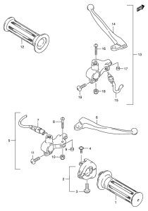 AE50 Рулевой рычаг